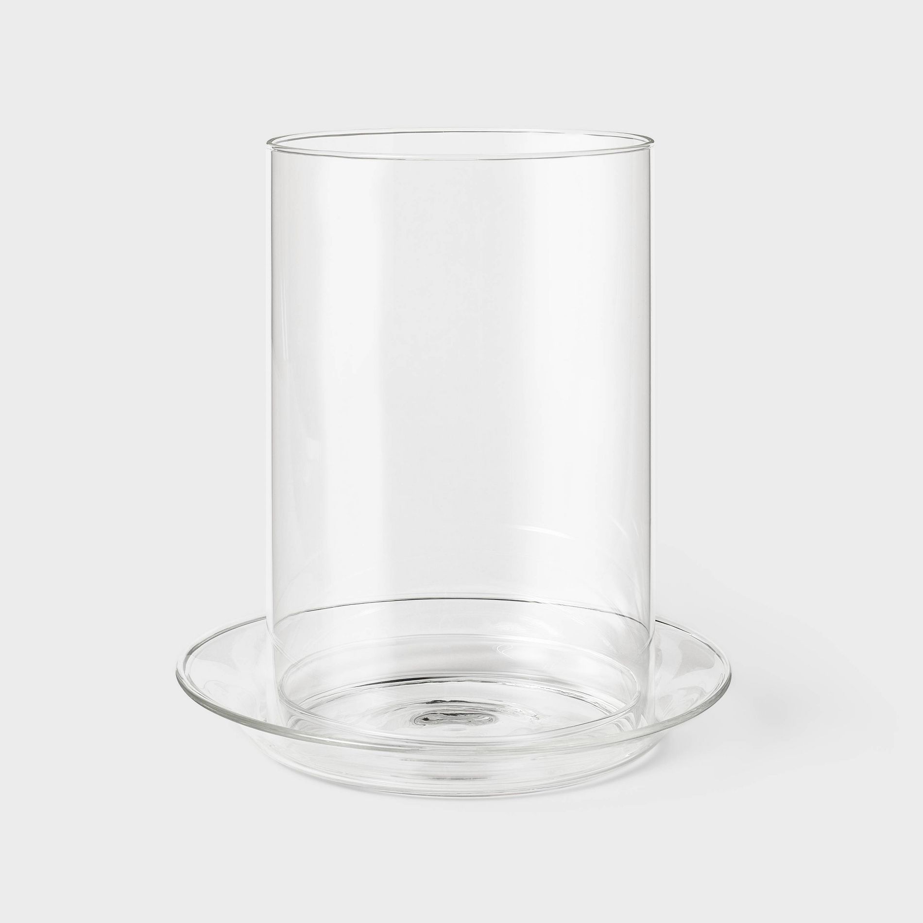 Tall Glass Pillar Hurricane - Threshold™ a collection with @ThisOakHouse