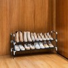 Slim 2-Tier Shoe Rack - Space-Saving Shoe Storage Solution for 8-10 Pairs - 4 of 4