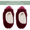 Elanze Designs Burgundy Fox Womens Animal Cozy Indoor Plush Lined Non Slip Fuzzy Soft Slipper - Large - image 2 of 4