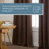 TOWN & COUNTRY BASICS Bertram Solid Linen Texture Indoor Curtains - 4 of 4