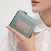 FATMOON Small Wallets for Women -- RFID Blocking Bifold Genuine Leather Wallet with Zipper Coin Purse and 11 Card Slots for Daily Use,Travel - 2 of 4