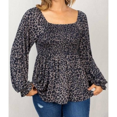 Women's Smocked Top - White Birch