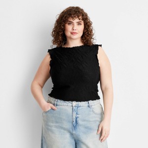 Women's Jacquard Tank Top - Future Collective - 1 of 3