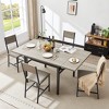 Farmhouse Folding Dining Table For Dining Room, Living Room - ModernLuxe - 2 of 4