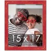 PosterPalooza | Shabby Chic Red Picture Frame - UV Acrylic, Foam Board Backing, Hanging Hardware - 2 of 4