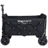 KTMBDW 29.5'' Collapsible Wagons Carts, Heavy Duty Folding Beach Wagon Cart with Wheels, Portable Utility Outdoor Wagon for Camping - 4 of 4