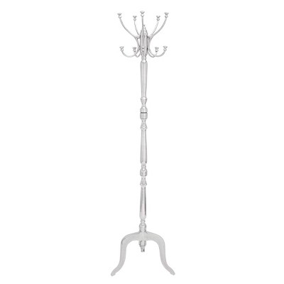 Traditional Iron Coat Rack Silver - Olivia & May