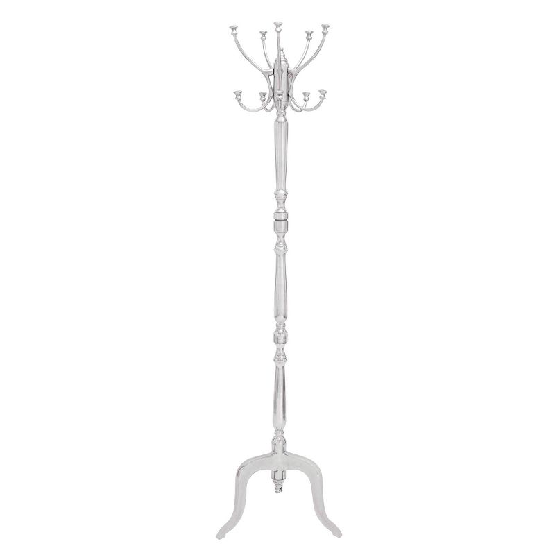 Traditional Iron Coat Rack Silver - Olivia &#38; May, 1 of 7