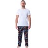 Def Leppard Men's Rock Band Album Covers Print Lounge Sleep Pajama Pants Multicolored - 4 of 4