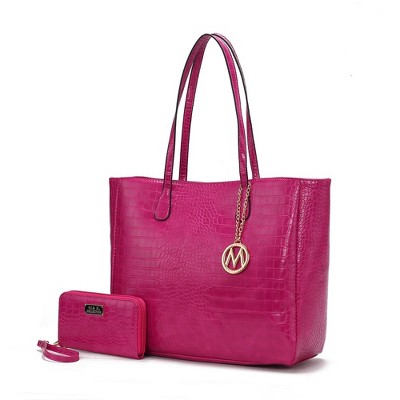 MKF Collection Sadie Oversize Handbag Women Tote & Wallet Set by Mia K