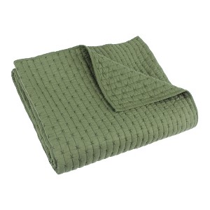 Cross Stitch Quilted Throw - Levtex Home - 1 of 4