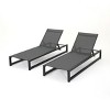 Patio Recliner,Outdoor Mesh Patio Recliner With Adjustable Backrest,Outdoor Patio Chaise Lounges,Recliner Chair For Patio-Cuddlewood - 3 of 4