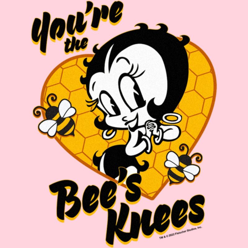 Junior's Women Betty Boop You're the Bee's Knees T-Shirt, 2 of 5