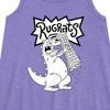 - Rugrats - Reptar Tokyo Graphic Sleeveless Aline Dress - 2 of 4