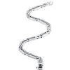 Pompeii3 Men's Link 14k Gold (17gram) or Platinum (28gram) 5.5mm Bracelet 8" - 3 of 4