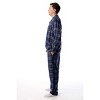 #followme Mens Plaid Button Front Flannel Pajamas Set / Winter Pajamas - 2 of 3
