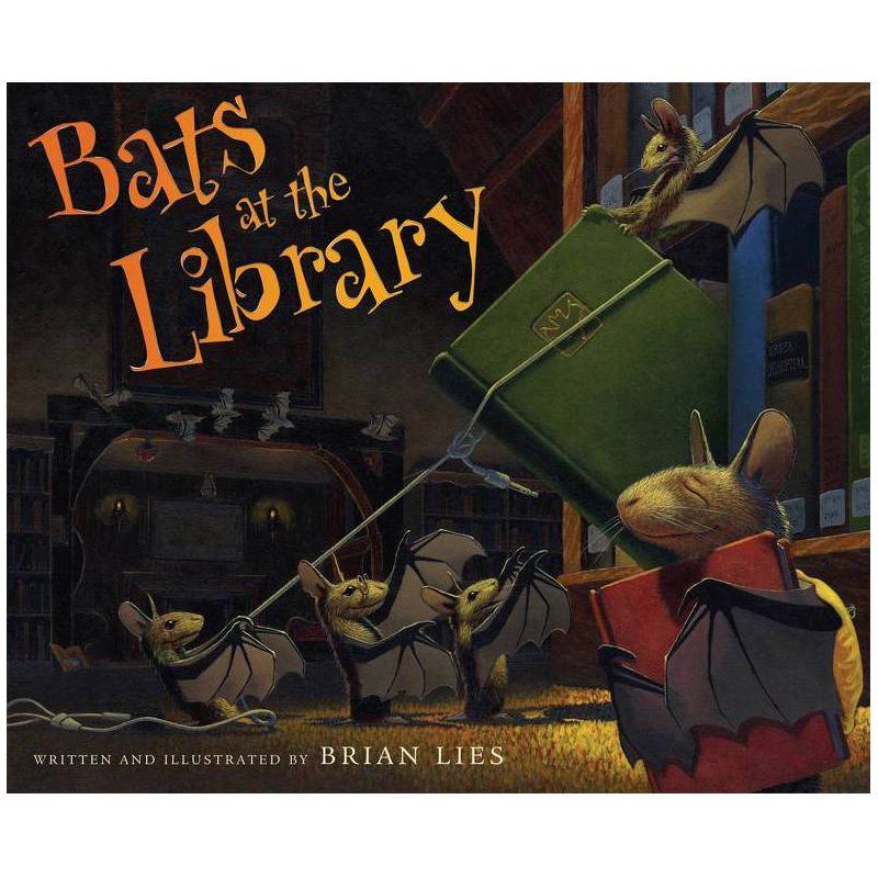 Bats at the Library - (Bat Book) by Brian Lies, 1 of 2