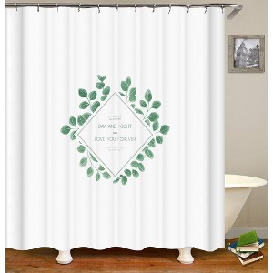 Day And Night Shower Curtains for Bathroom Waterproof Fabric Bath Curtain Durable Soft Stylish Bathroom Decor 72x72 Inch - 1 of 1