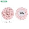 Unique Bargains Alloy Satin Fabric Big Rose Flower Dainty Brooches Pin 1 Pc - 3 of 4