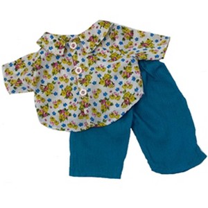 Doll Clothes Superstore Flower Garden Shirt With Pants For 18 Inch Dolls Like American Girl - 1 of 4