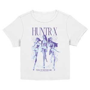 Juniors KPop Demon Hunters What It Sound Like Huntrix Girls T Shirt - 1 of 4