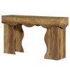 Resenkos Wooden Console Table, Entryway Table, Minimalist Sofa Table for Living Room, Brown - 4 of 4