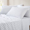 Lush Décor King 6pc Scallop Fan Sheet Set Gray - 3 of 4