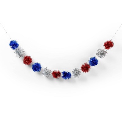 4th of July Pennants and Banners Poms - Bullseye's Playground™