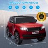 24V Licensed Land Rover Ride On Car, Kids Electric Car with 2-Seater - 3 of 4