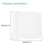 Unique Bargains Square Anti-Slip Bathroom with Suction Cups Drain Protectors 4 Pcs - 2 of 4