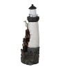 Sunnydaze 36"H Electric Polyresin Gull's Cove Lighthouse Outdoor Water Fountain with LED Light - 4 of 4