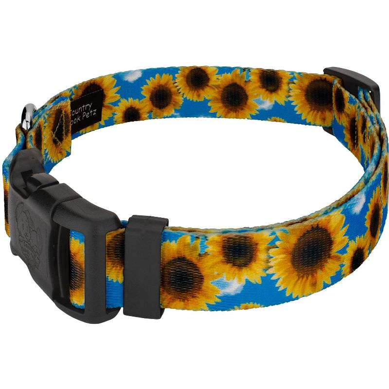 Country Brook Petz Deluxe Sunflowers Dog Collar - Made In The U.S.A., 4 of 9