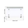 Unique Bargains Home Office Double-Sided Magnetic Acrylic Picture Frame - 2 of 4