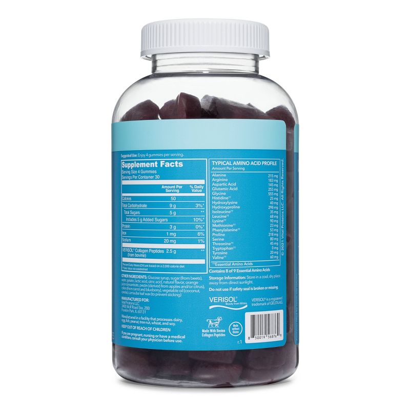 Vital Proteins Collagen Gummies - 120ct, 4 of 16