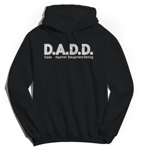 Rerun Island Men's Dadd Dads Against Long Sleeve Graphic Cotton Sweatshirt Hoodie - 1 of 3