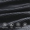 King Size 100 Cotton Waffle Weave Duvet Cover, Charcoal, Breathable Soft, 3 Pieces, 104x90 - 3 of 4
