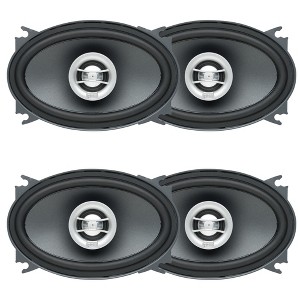 PowerBass 2 Pairs of OE-462 4X6" Coaxial 2-Ohm Speakers - 1 of 4