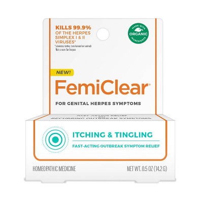 FemiClear Genital Herpes Itching & Tingling Relief - 0.5oz