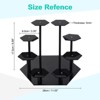 Unique Bargains 8-Tier Round Smooth Wedding Party Cupcake Acrylic Display Stand - 2 of 4