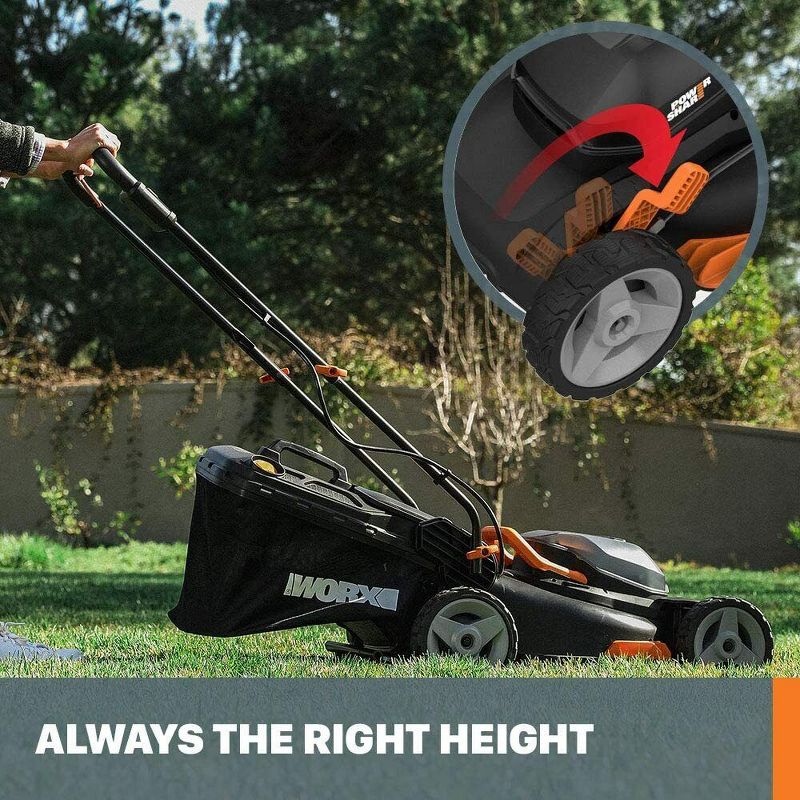 Worx WG743 40V Power Share 4.0Ah 16" Cordless Lawn Mower (Battery & Charger Included), 5 of 14