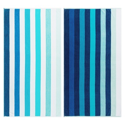 Fringe Claudette Oversized Beach Towel Blue - Sand & Surf : Target