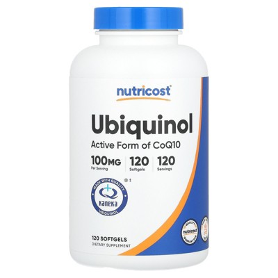 Nutricost Ubiquinol, 100 mg, 120 Softgels
