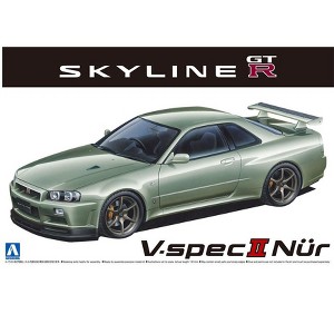 Aoshima: 1/24 Nissan BNR34 Skyline GT-R V-SpecII Nur. '02 Scale Model Kit #134 - 1 of 4