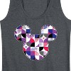 Women's - Disney - Mickey Head Solid Geo Graphic Racerback Tank - 2 of 4
