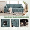 CAVINAS Chenille Sofa Bed with LED light and USB Charging Port,Upholstered Loveseat Sofa with Storage Bag for Living Room,Bedroom - 4 of 4