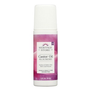 Heritage Store Castor Oil Roll-On Treatment - 3 fz - 1 of 4