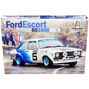 Skill 2 Model Kit Ford Escort RS 1800 Mk.II #5 Rallye Monte Carlo (1979) 1/24 Scale Model by Italeri - 1 of 4