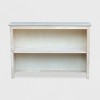 Hutch For Brooklyn Desk Unfinished - International Concepts: Hardwood, Fixed Shelf, 45"x30" - 2 of 4