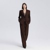 Women's Longline Blazer - A New Day™ Dark Brown - 3 of 4