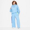 Adult Poppi Future of Soda Wide Leg Graphic Sweatpants - Blue - 3 of 4